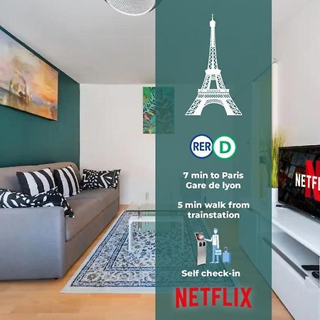 Appartement F2 Paris 12Eme - Gare De Lyon - Orly à Alfortville Extérieur photo